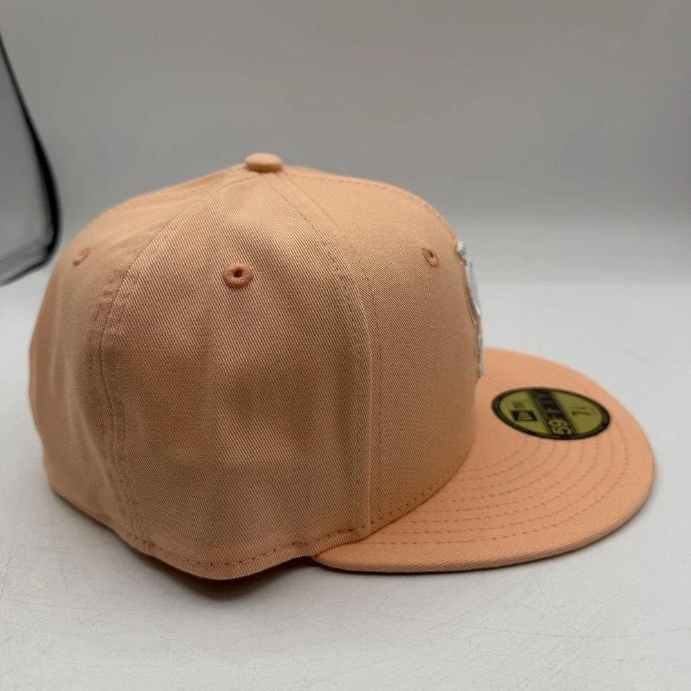 New Era 59Fifty St Louis Cardinals Hat Cap 7 1/4‎ Peach Spring Collection Fitted